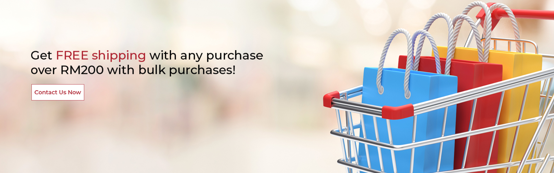 Banner get free shipping